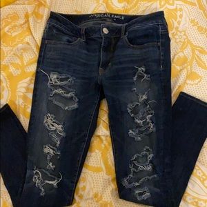 Ripped American Eagle jeans